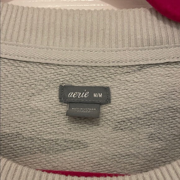 Aerie Women's Gray Camouflage Sweatshirt - Picture 2 of 4